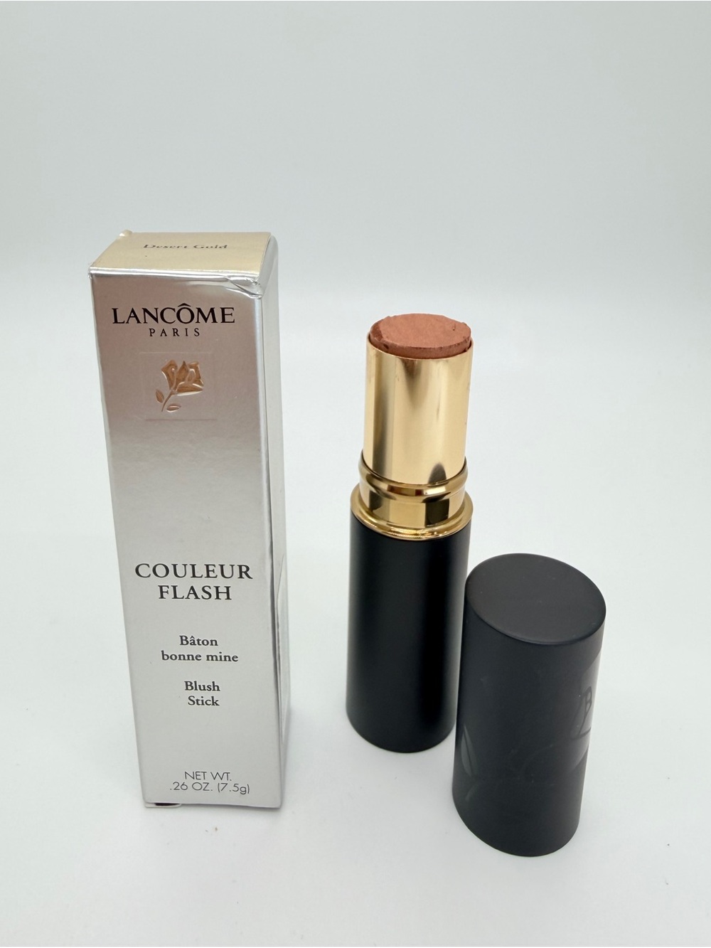 Lancome Couleur Flash Blush Stick - Desert Gold - Full Size .26 oz. New